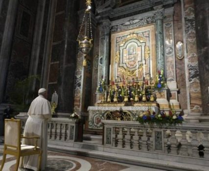La Virgen del Socorro en la Basílica de San Pedro del Vaticano