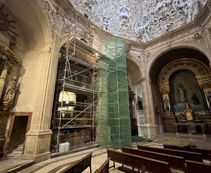Restauración del retablo de Santa Rita de Casia