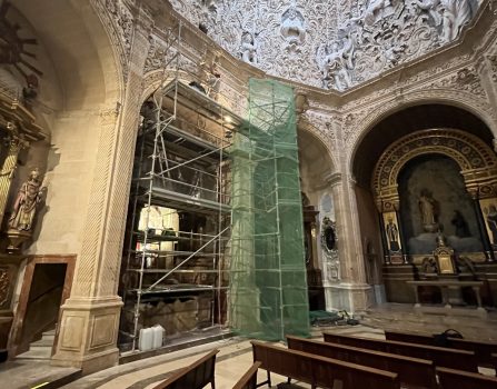 Restauración del retablo de Santa Rita de Casia